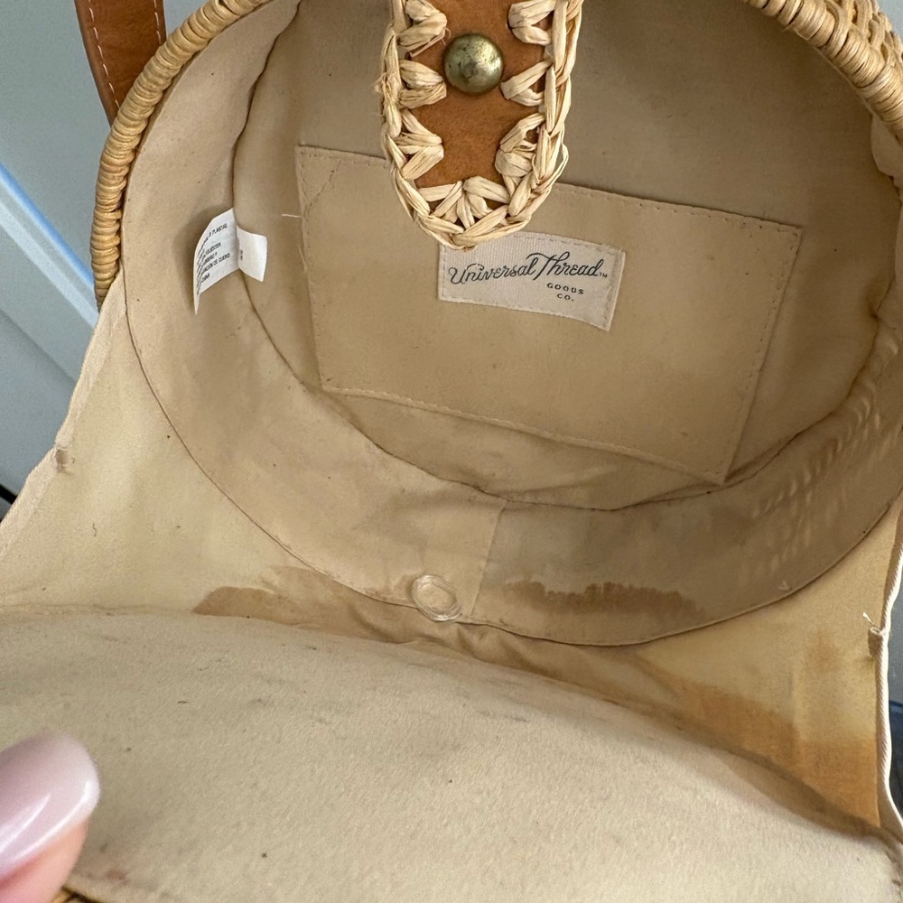 Universal Thread (Target Brand) Small Raffia Bag - image 3